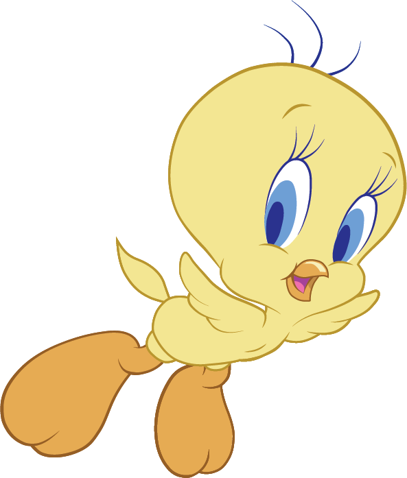 Tweety Bird traced and recreated in Adobe Illustrator. For educational purposes only.